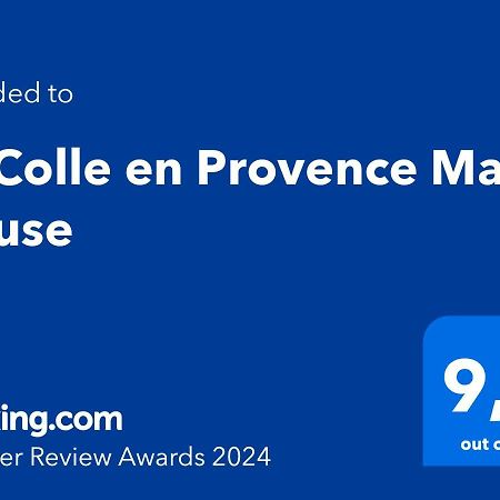 La Colle En Provence Main House Villa Sigonce Exterior photo